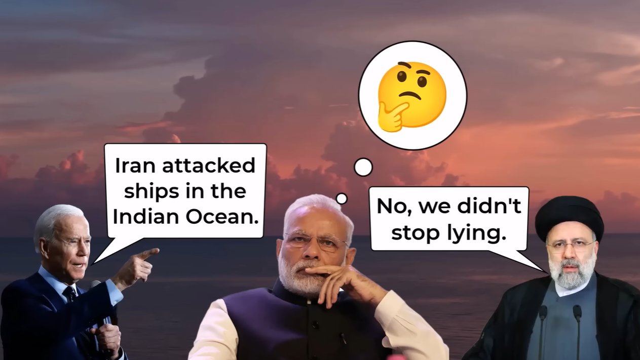 Iran only states that the US seeks to confuse the world about this region—the Arabian Sea—in order to divert attention away from Israel's soldiers' current treatment of people in Gaza.