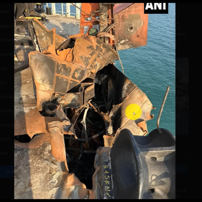 attacked ship near india